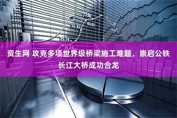 资生网 攻克多项世界级桥梁施工难题，崇启公铁长江大桥成功合龙